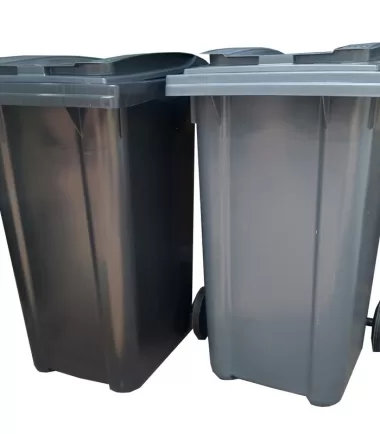 Contenedor de Basura Con Ruedas SULO 240 Litros Gris