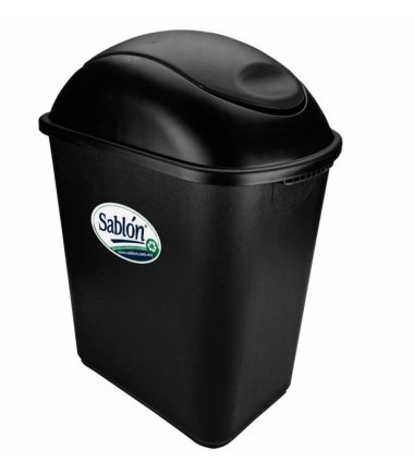 Bote de Basura Sablón de 26 Litros Negro