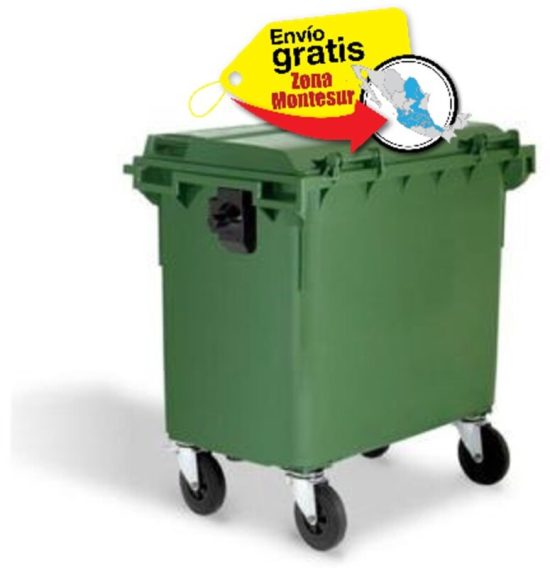 Contenedor de Basura Weber de 660 Litros Verde